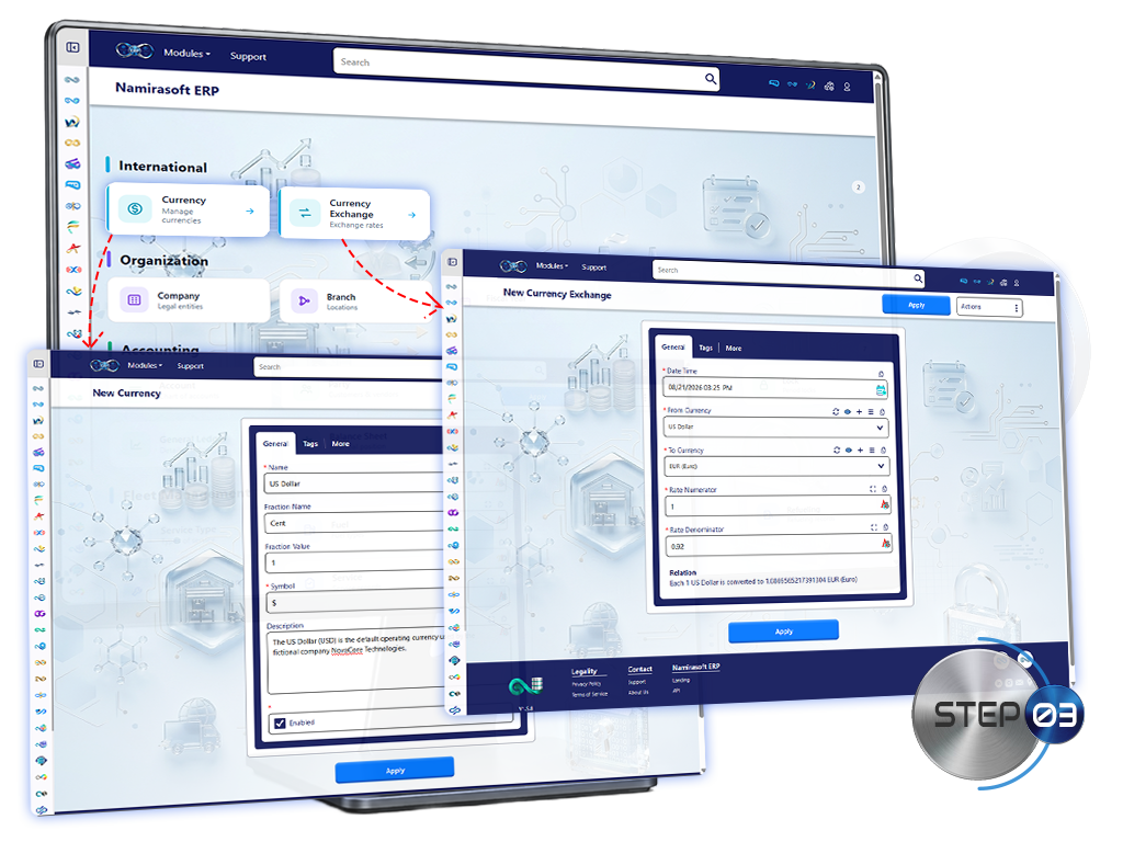 How Namirasoft ERP works - Step 3