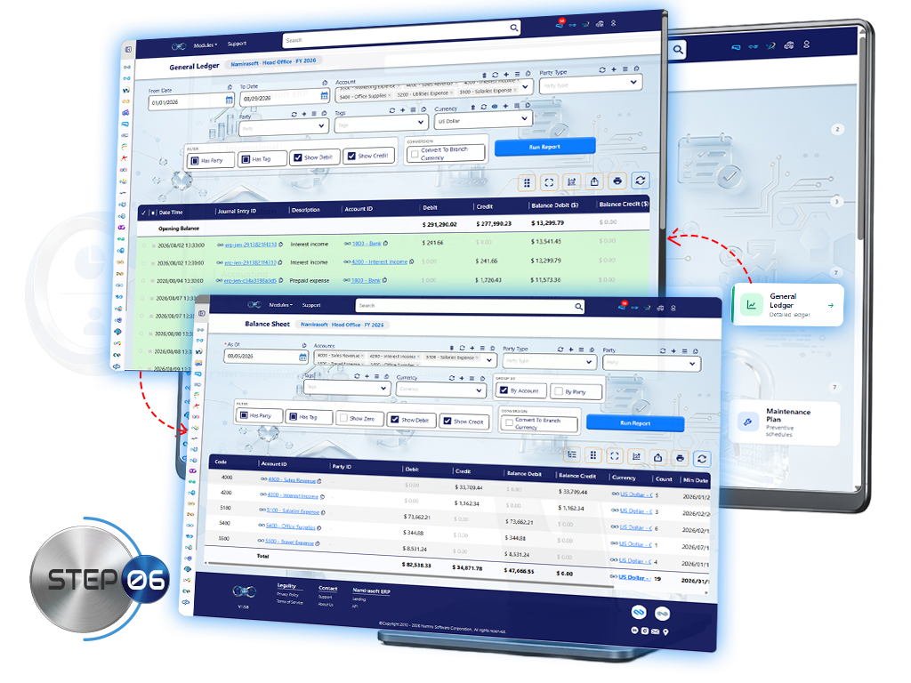 How Namirasoft ERP works - Step 6