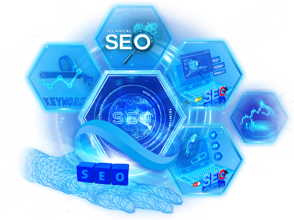 SEO Services by Namira Software Corporation, covering Keyword Research and Analysis and On-page Optimization